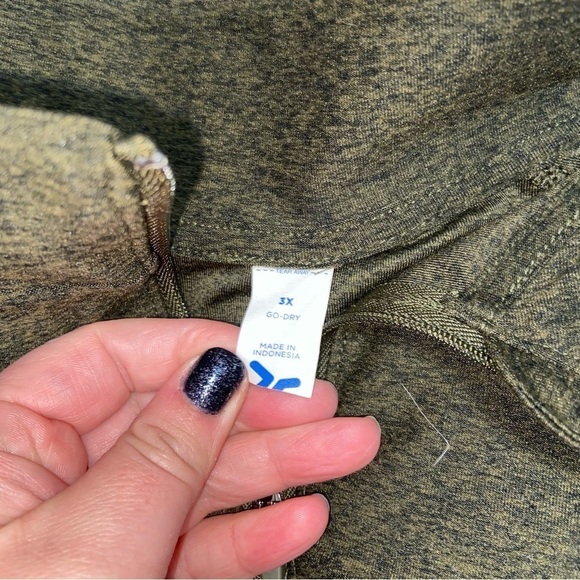 Old Navy Cloud+ Quarter Zip Conifer Size 3X Women’s Half Zip Pull Over Athletic - Picture 6 of 10